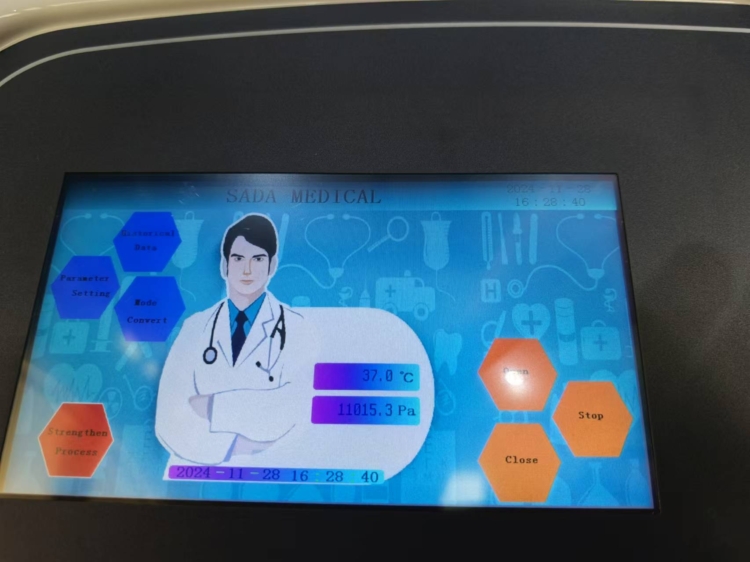 Operation interface of low temperature plasma sterilizer