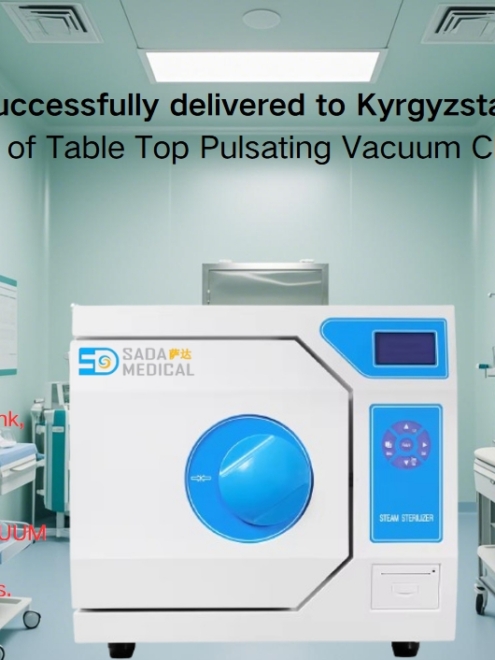 Delivering Precision and Quality: 10 Units of Table Top Class B Autoclaves to Kyrgyzstan