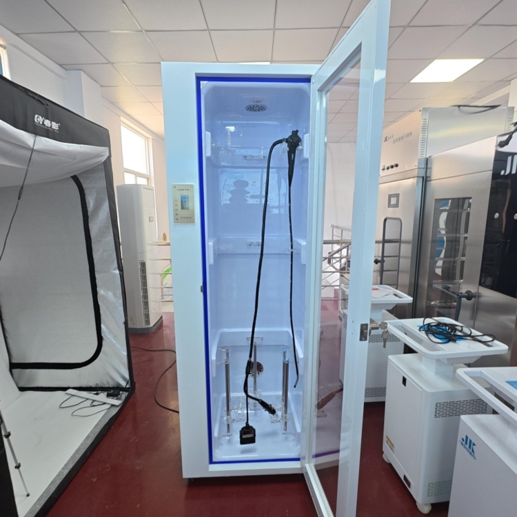 Internal View of JK-NJ06 Cabinet with Endoscope Hooks