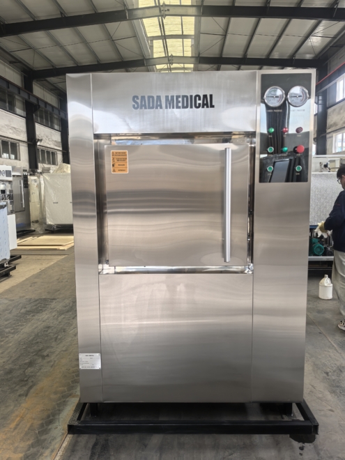 The-front-of-the-sterilizer-is-displayed