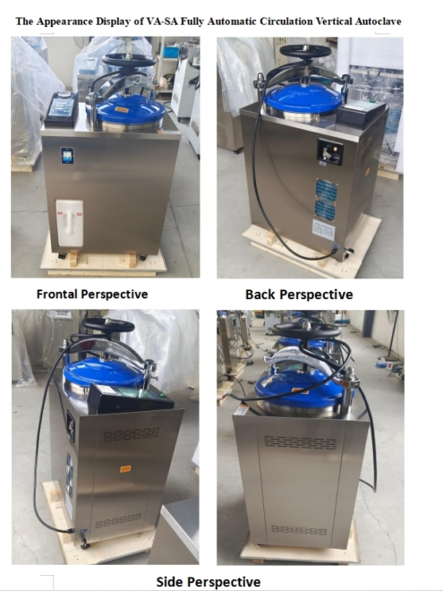 Apperrance of 50L VA-SA50X vertical steam sterilizer