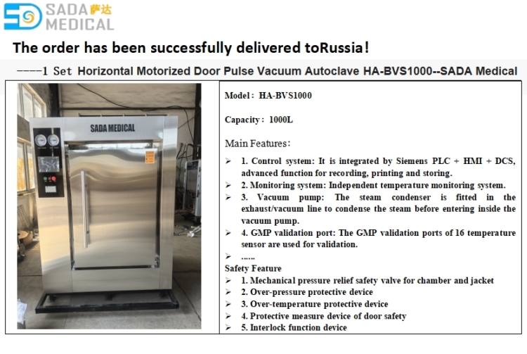 Custom-1000L-Steam-Sterilizer-with-7-Trays-Delivered-to-Russian-Hospital-SADA-Medical