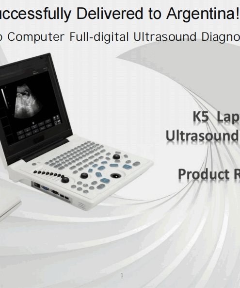 SD-K5 portable ultrasound scanner with digital LED screen