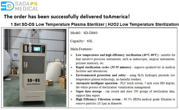 Successful-Delivery-of-SD-DS60-Hydrogen-Peroxide-Plasma-Sterilizer-to-U.S.-Client-Low-Temperature-Sterilization-for-Sensitive-Medical-Devices