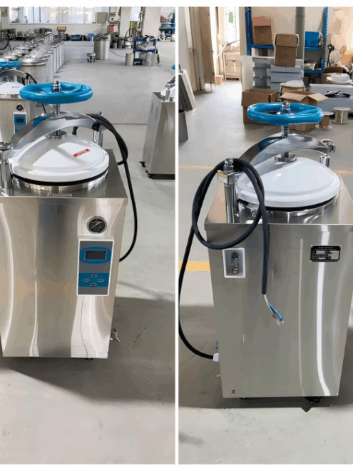 The appearance of Digital display Vertical Autoclave Machine Pressure Steam Sterilizer VA-SD