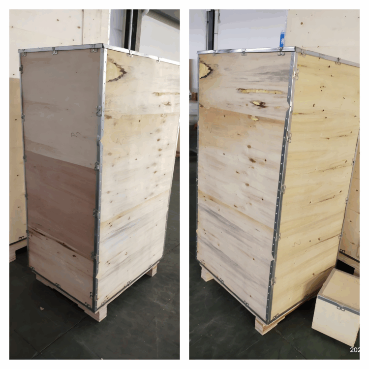 The-wooden-box-of-the-plasma-sterilizer-is-ready-for-transportation