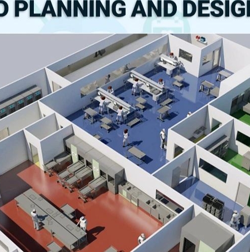 Design and planning diagram of the CSSD department in the hospital