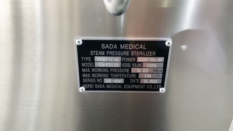 Vertical Autoclave Pressure Steam Sterilizer