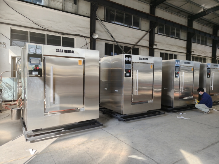 Sada Medical provided a custom solution for a Kyrgyzstan client with 4 units of the HA-BVD Pulsating Vacuum Sterilizer, featuring built-in steam generators for efficient sterilization.