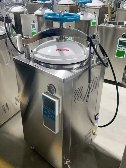 SADA Medical VA-SD autoclave with digital display and safety features